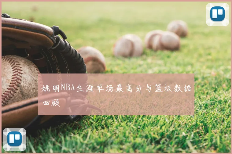 姚明NBA生涯单场最高分与篮板数据回顾