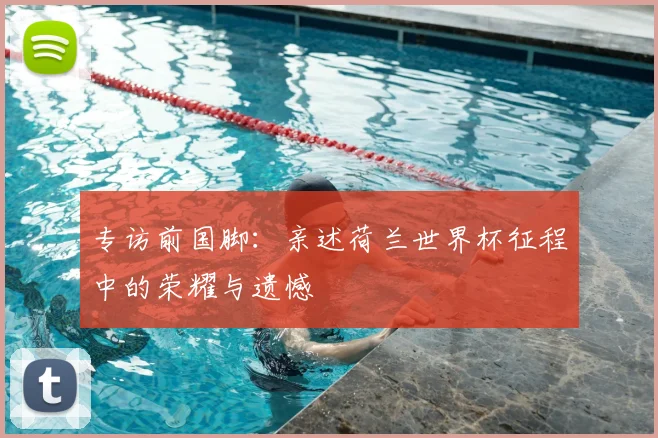 专访前国脚：亲述荷兰世界杯征程中的荣耀与遗憾